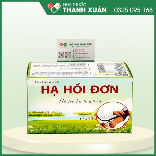 Hạ hồi đơn - Thực phẩm chức năng tốt cho người cao huyết áp